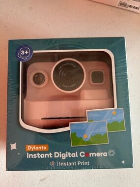 dylan Instant Digital Camera Pink Teal Box